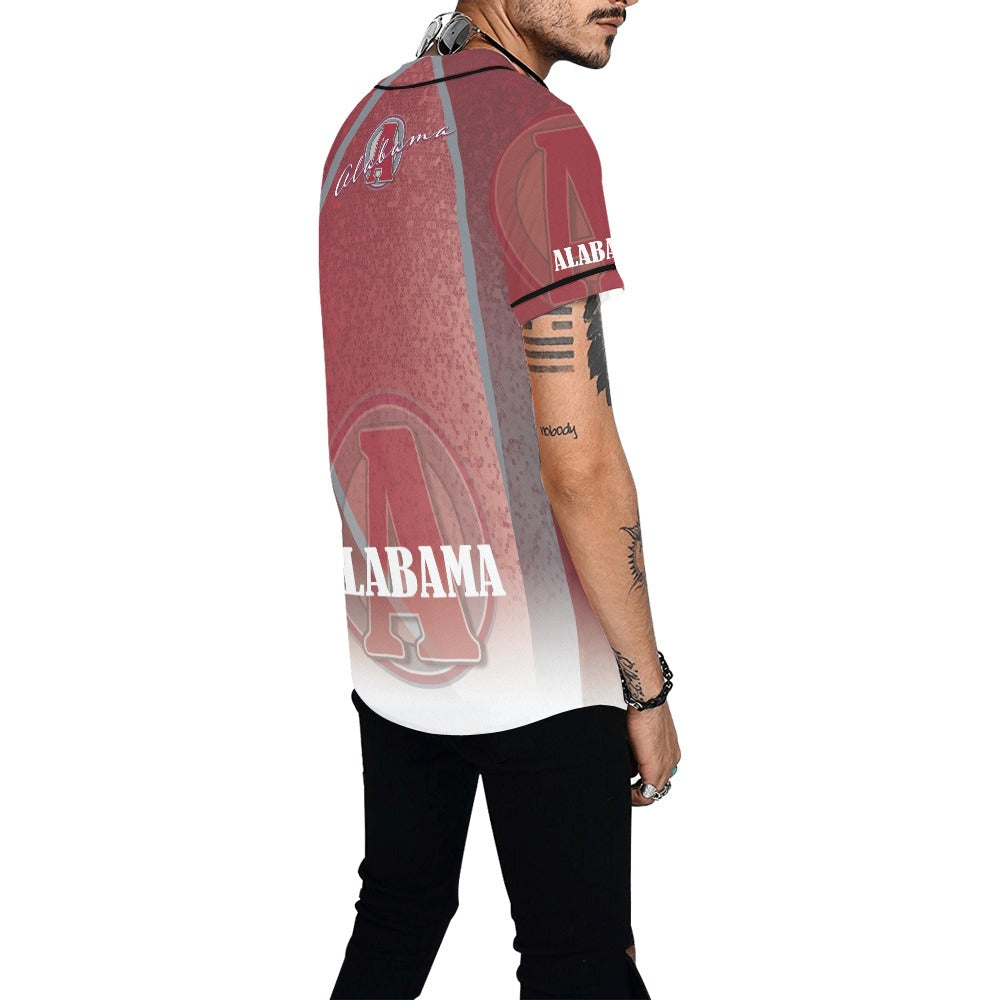 Alabama Men's All Over Print Baseball Jersey (T50)