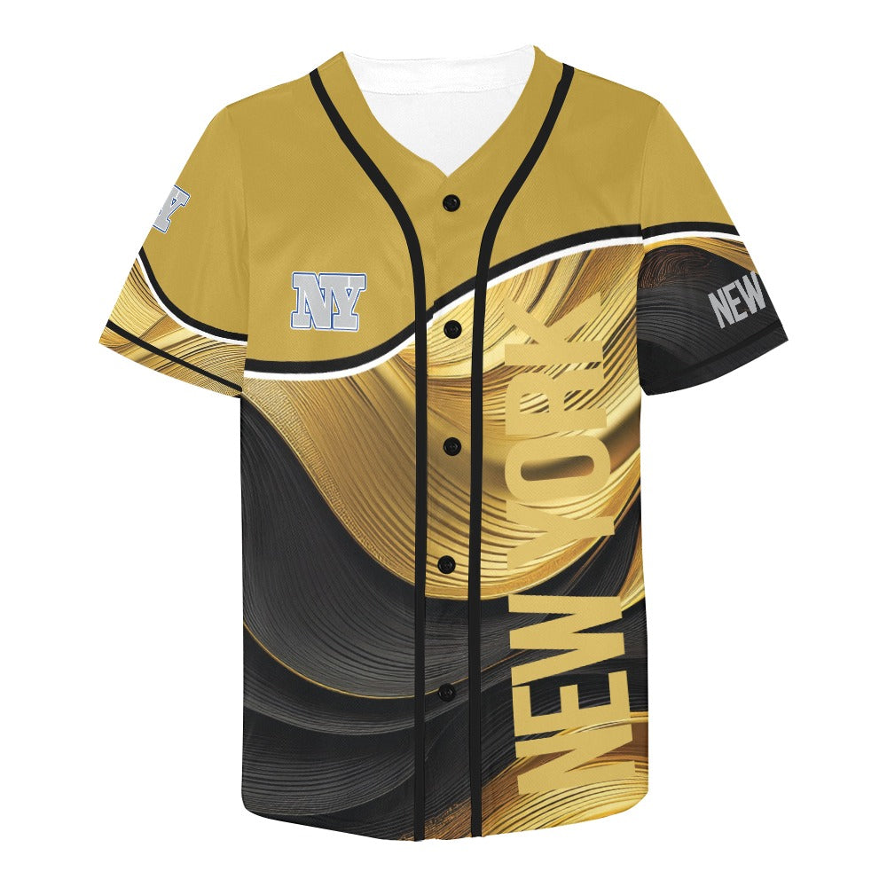 New York Jersey Men's All Over Print Baseball Jersey (T50)