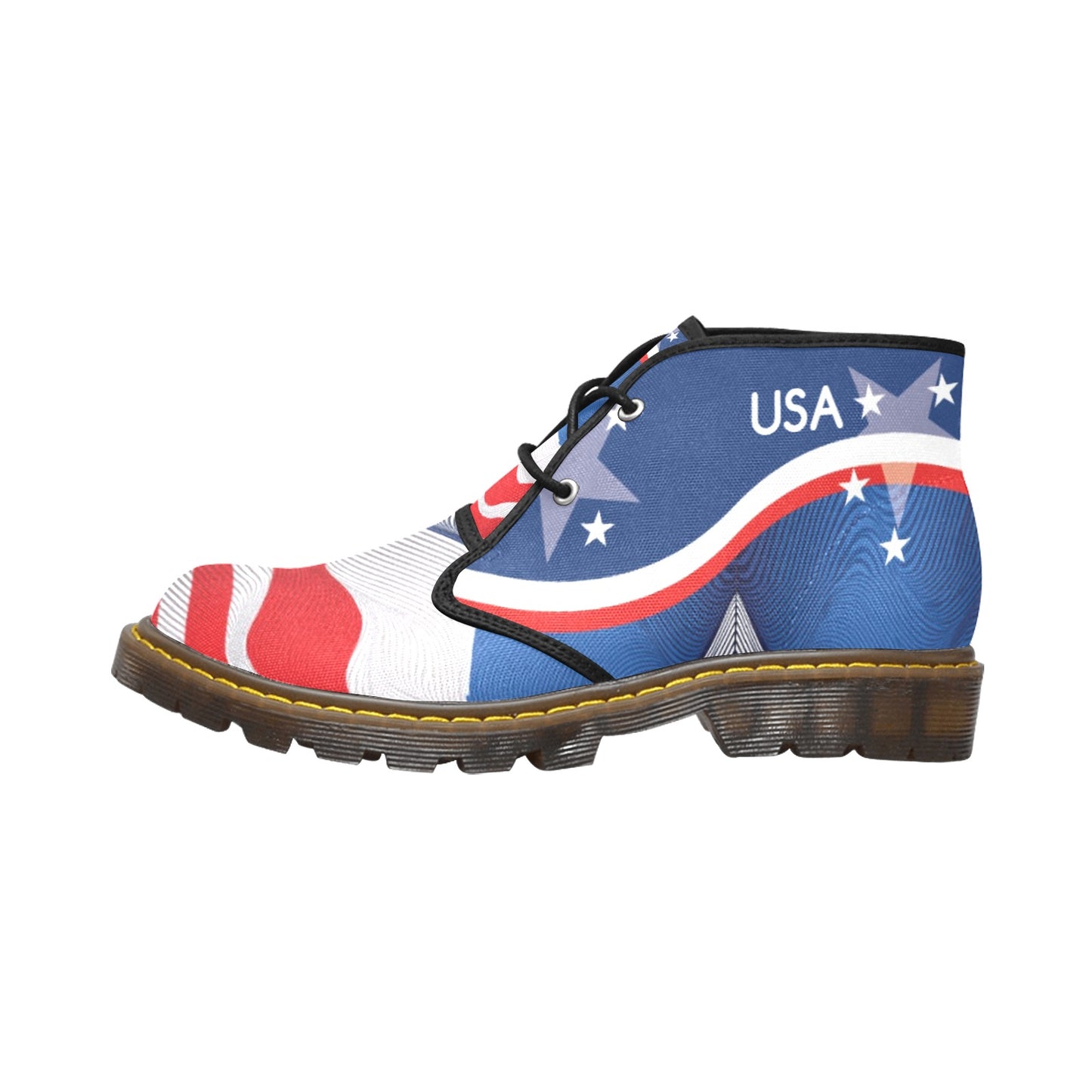 USA Men's Canvas Chukka Boots Shoe (Model 2402-1)