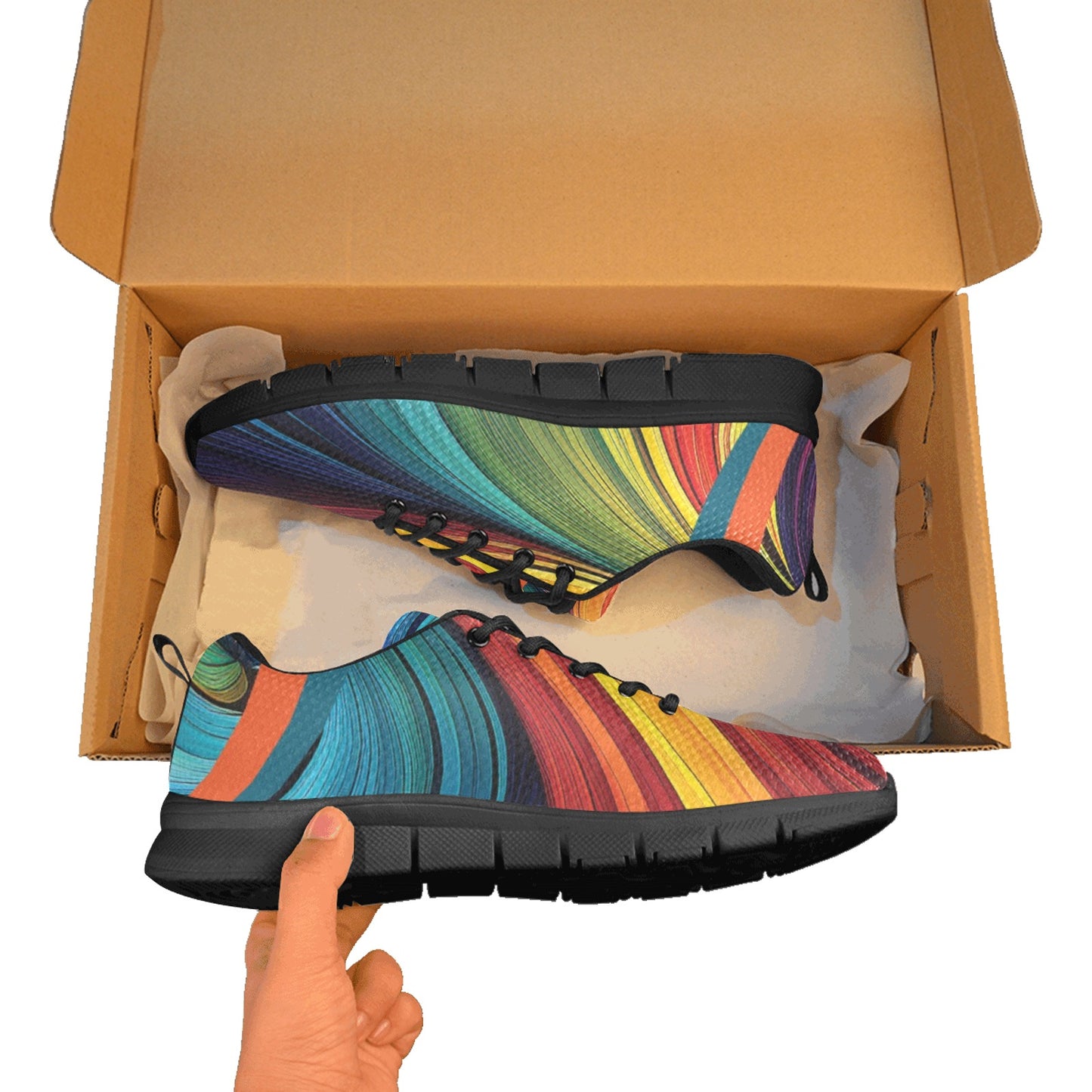 Colorful Men's Breathable Sneakers (Model 055)