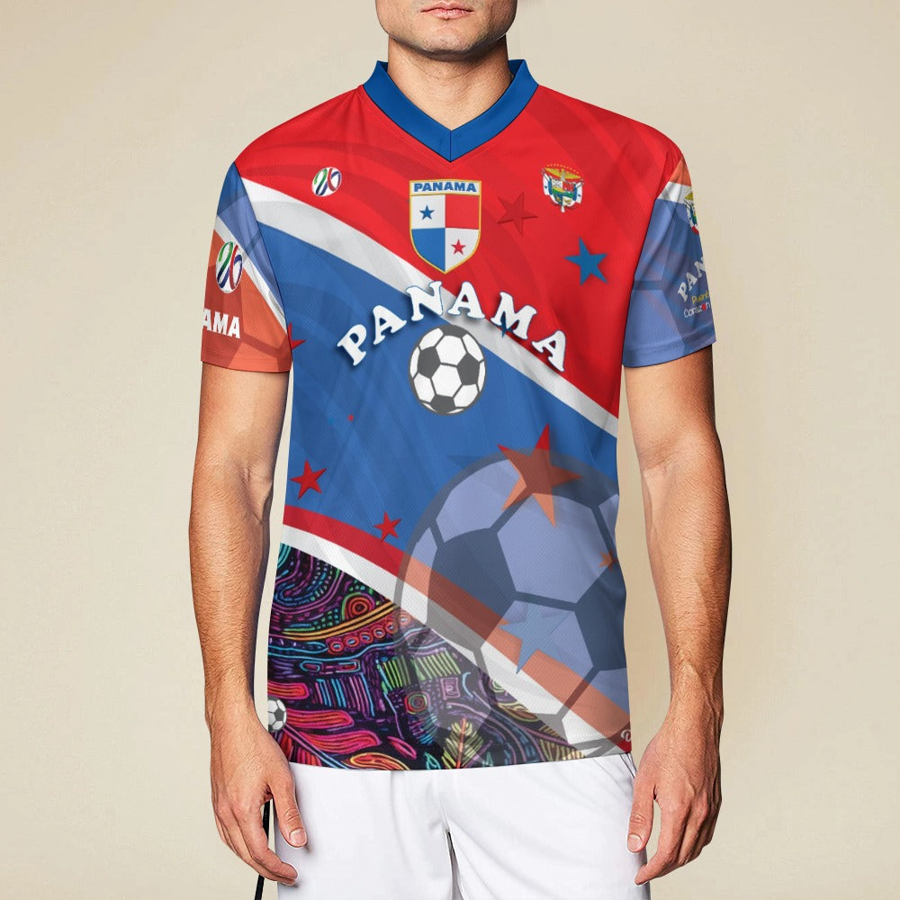 Panama Mola Football clothes V-neck