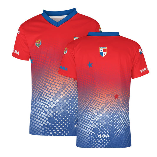 Panama Dots Football clothes V-neck