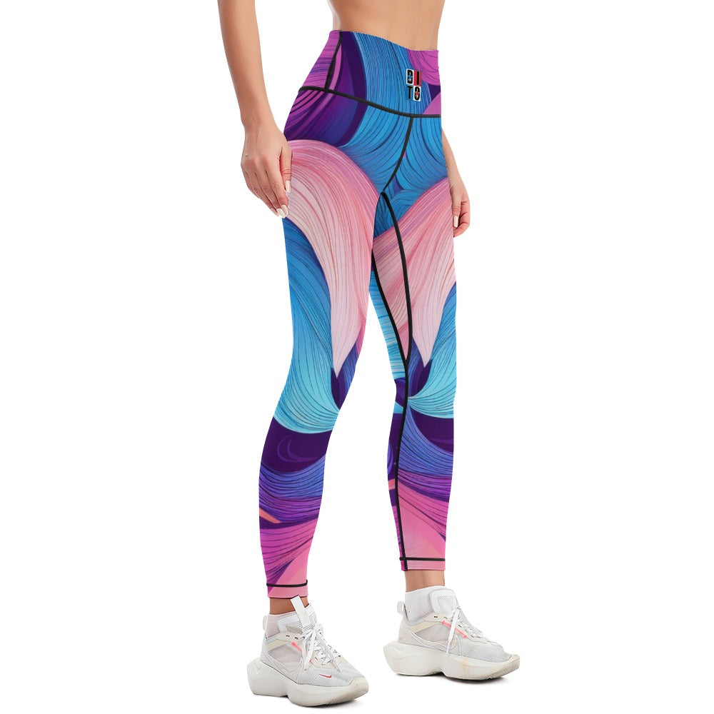 Floral Women's Comfort Sports Yoga Pants