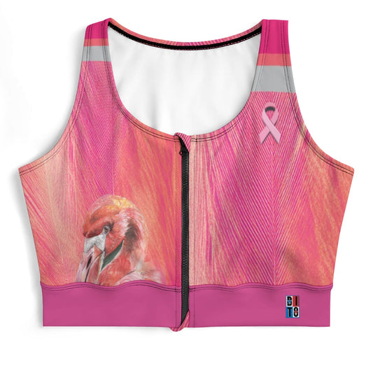 Awareness Yoga Zipper Vest New Tie-Dye