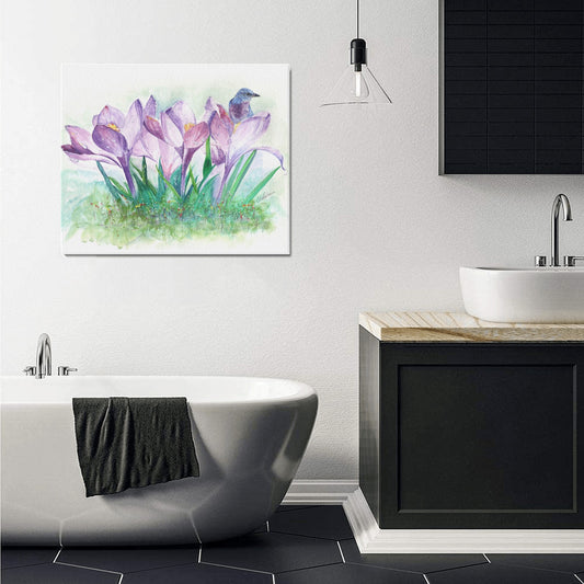 -Lavender Canvas Print 20"x24" Made in the USA