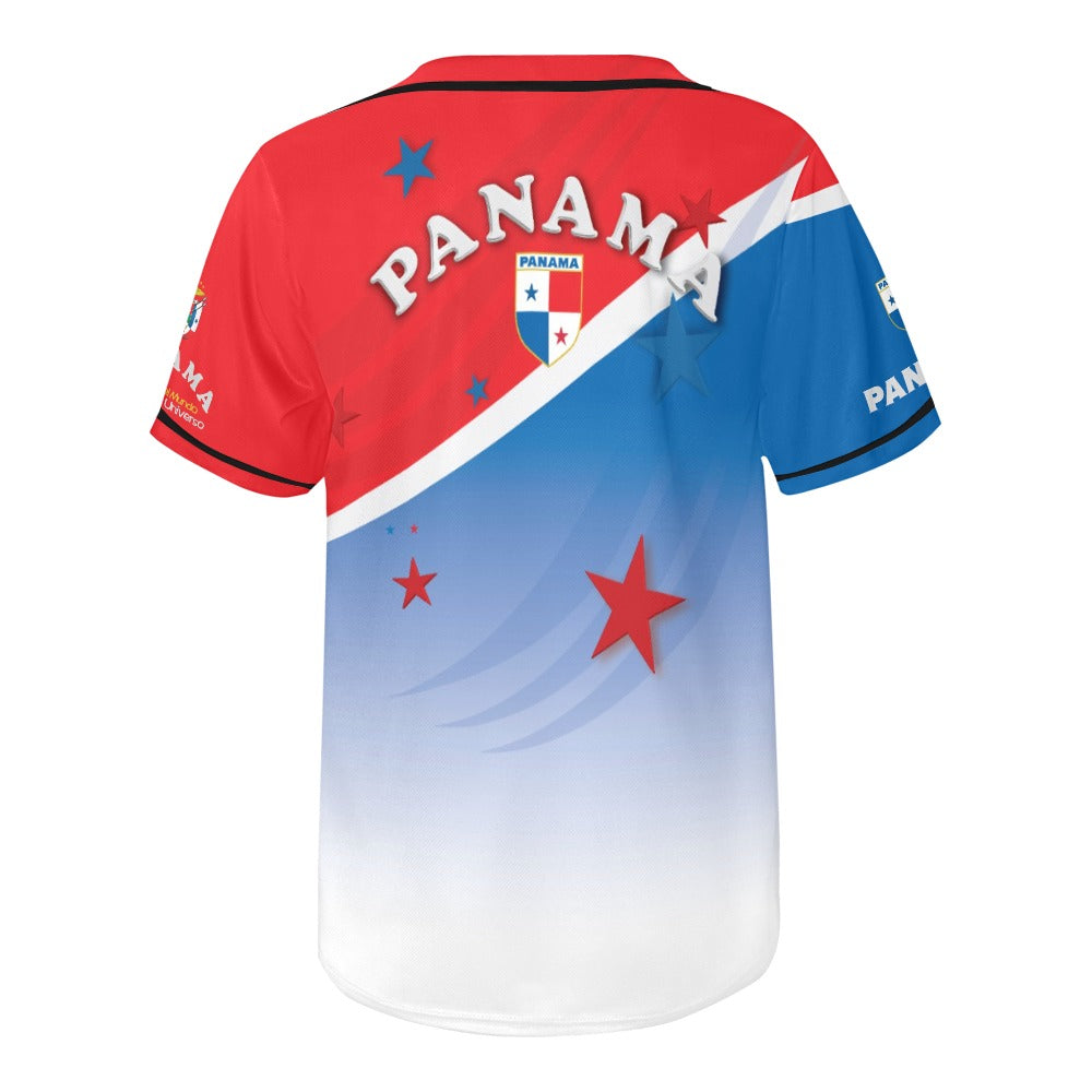 Panama Gradient Men's All Over Print Baseball Jersey (T50)