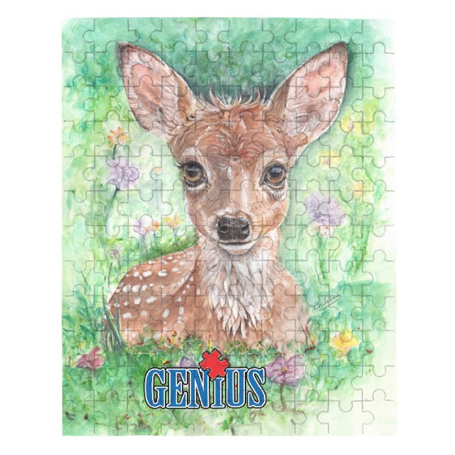 Genius Deer Mom 120-Piece Wooden Photo Puzzles