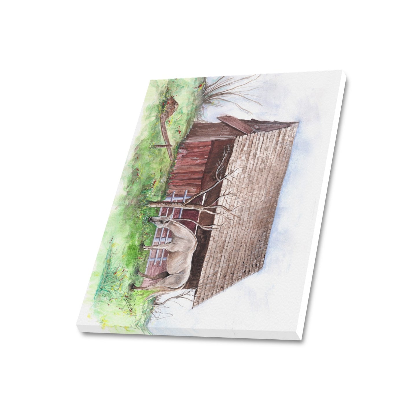 -Barn House Canvas Print 20"x24" Made in the USA
