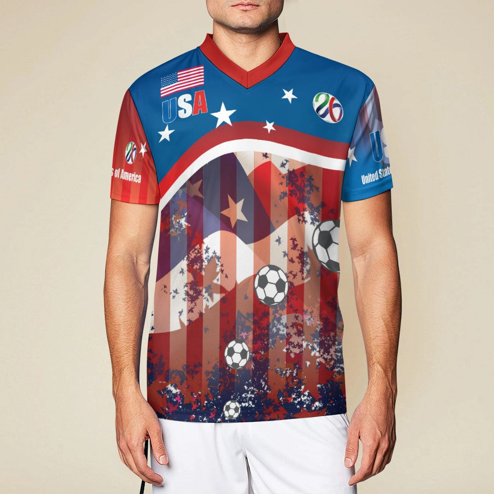 USA Football clothes V-neck