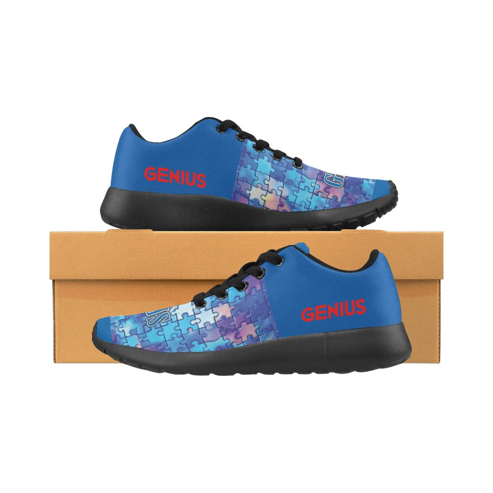 Geniuses Kid's Sneakers (Little Kid / Big Kid) (Model020)