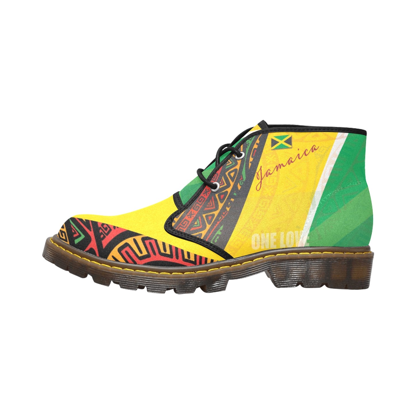 Jamaica Men's Canvas Chukka Boots Shoe (Model 2402-1)