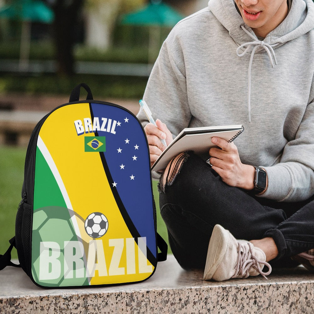 Brazil New 17 inch Shoulder Backpack