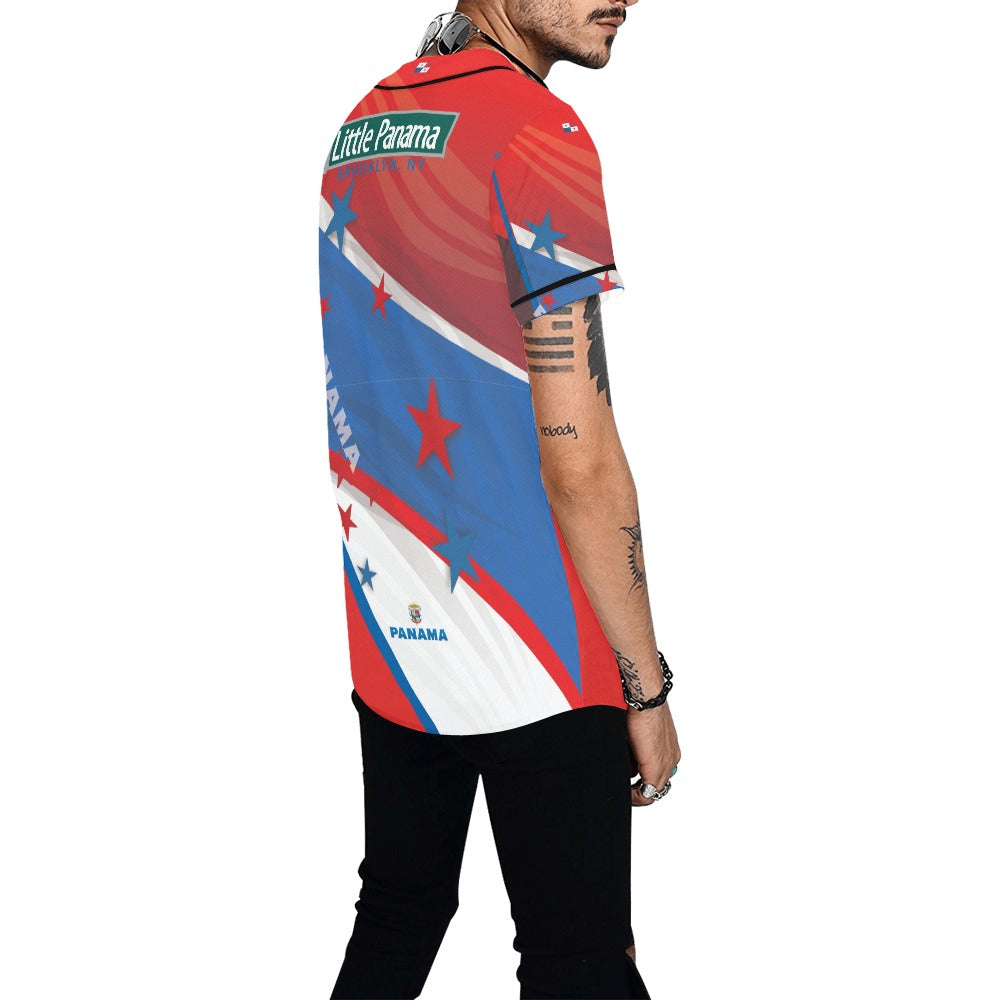 Little Panama Men's All Over Print Baseball Jersey (T50)
