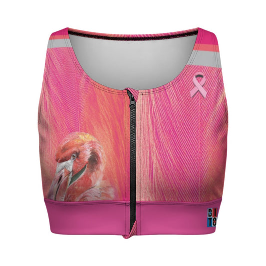 Awareness Yoga Zipper Vest New Tie-Dye