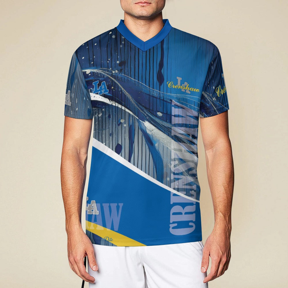 LA Crenshaw Football clothes V-neck