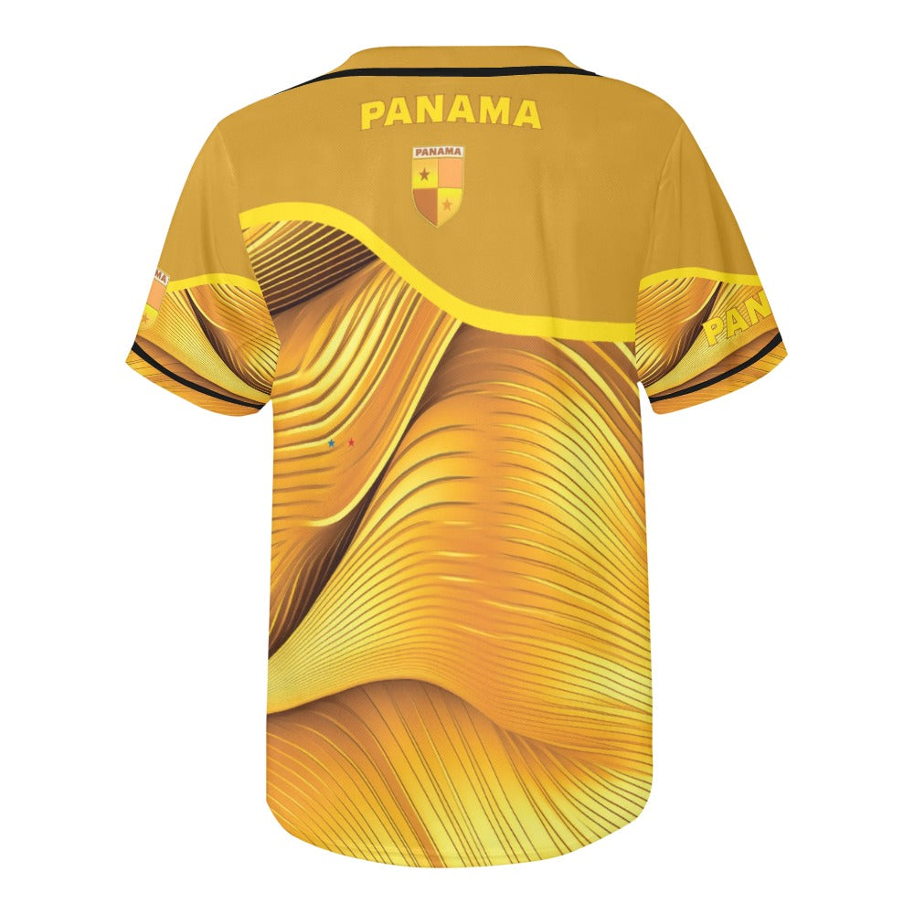 Panama Golden Men's All Over Print Baseball Jersey (T50)