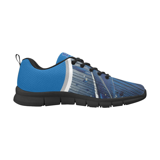 LA Blue Liquid Men's Breathable Sneakers (Model 055)