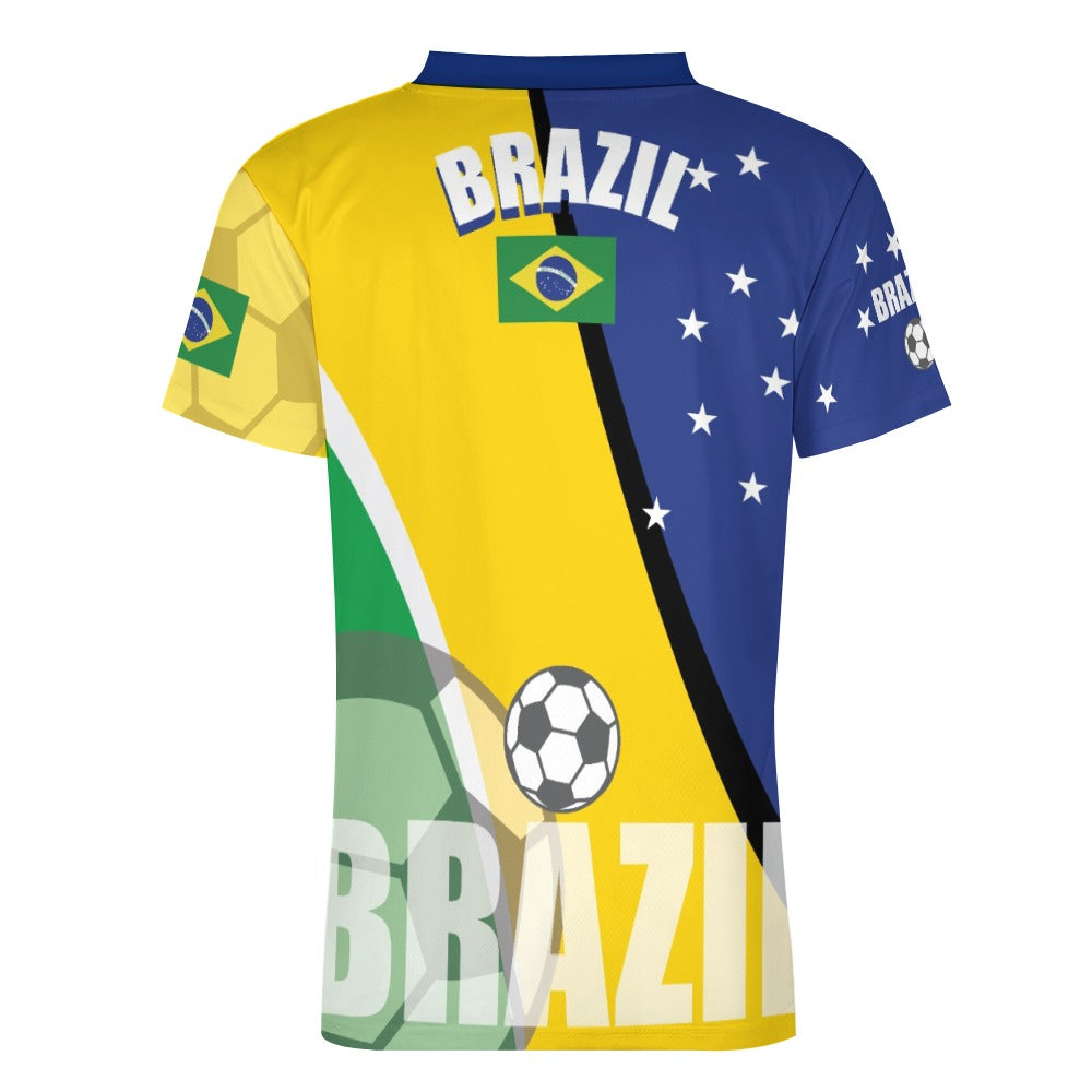 Brazil Football clothes V-neck