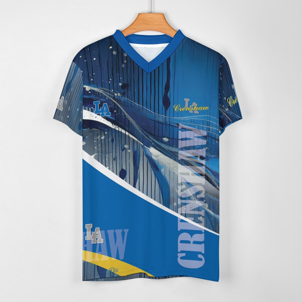 LA Crenshaw Football clothes V-neck