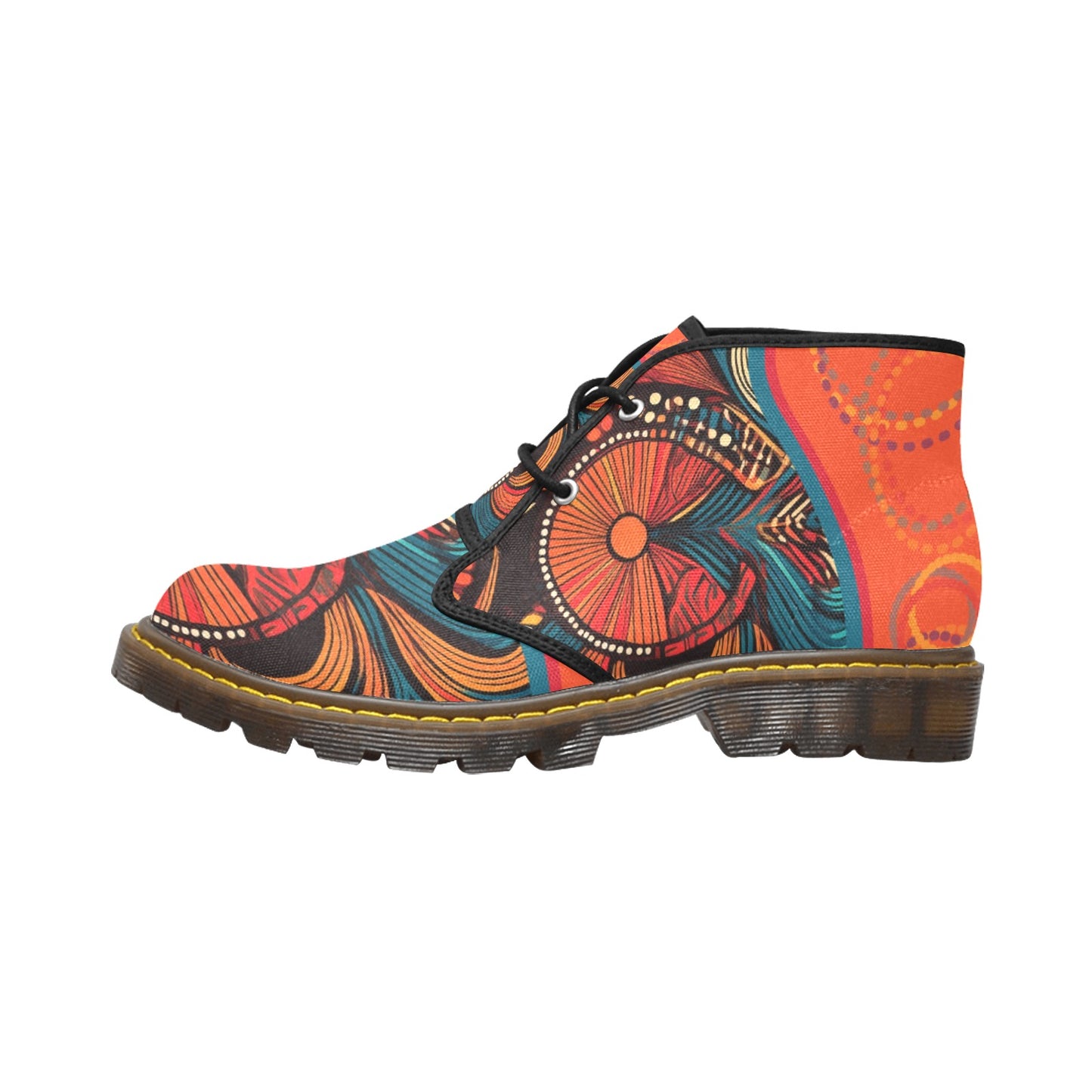 Native Men's Canvas Chukka Boots Shoe (Model 2402-1)