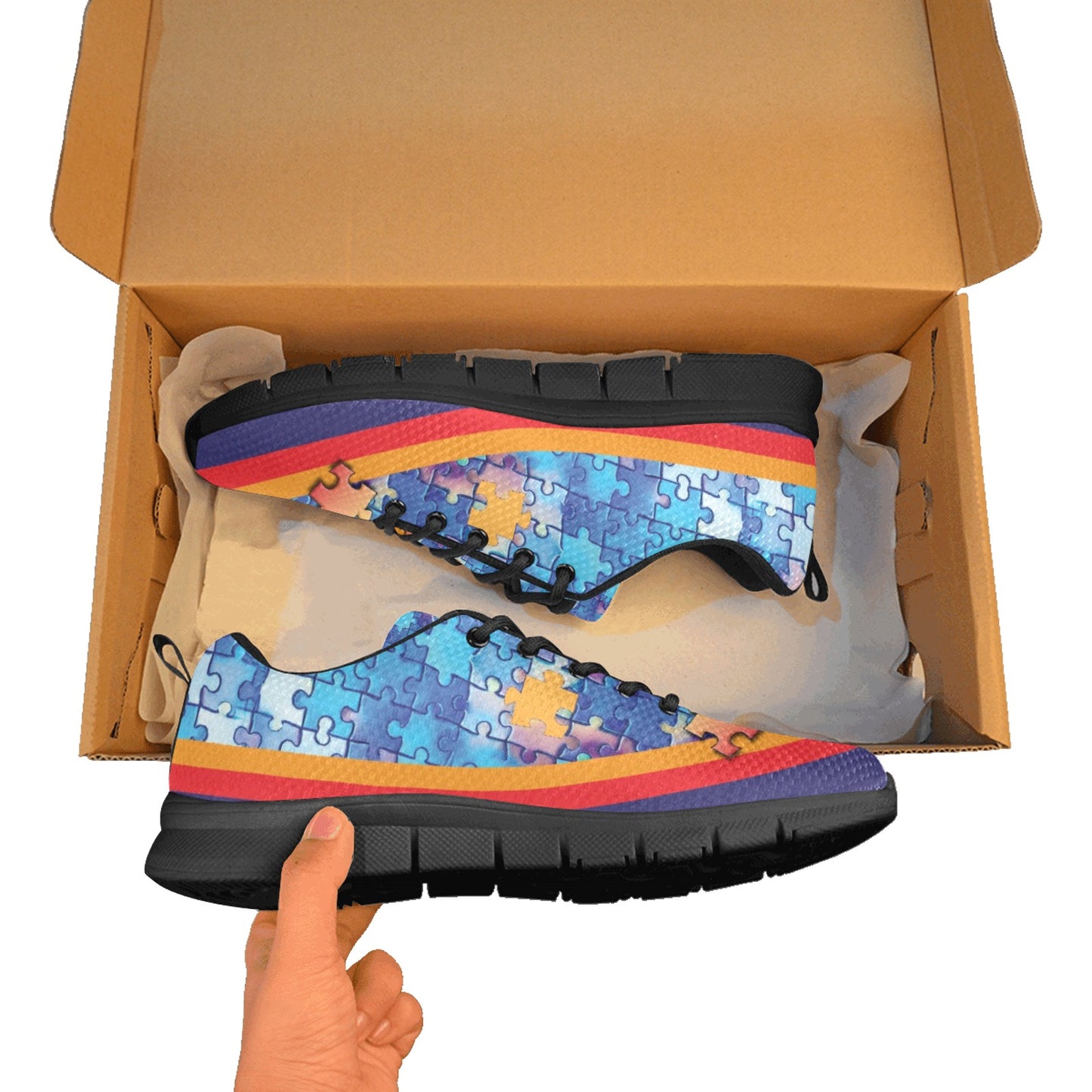 Geniuses Blue Women's Breathable Sneakers (Model 055)