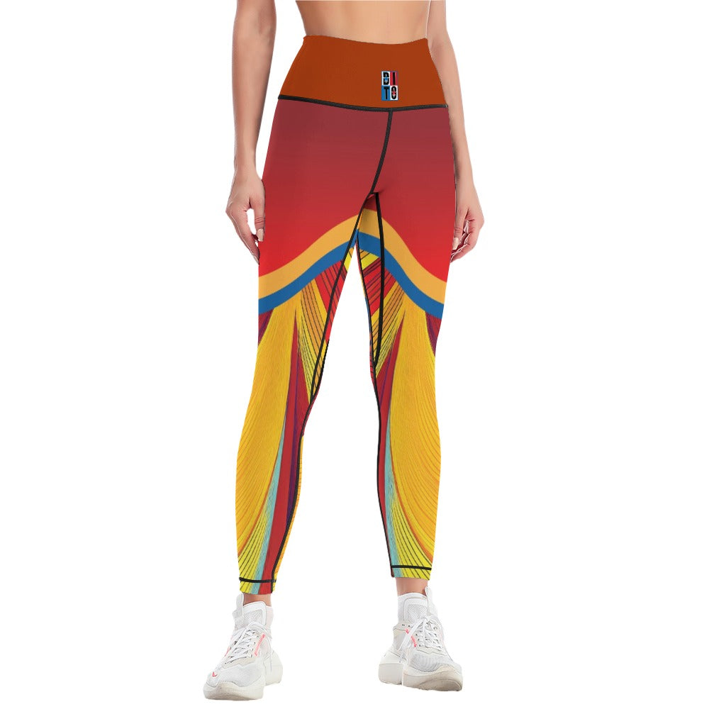 Colorful Women's Comfort Sports Yoga Pants