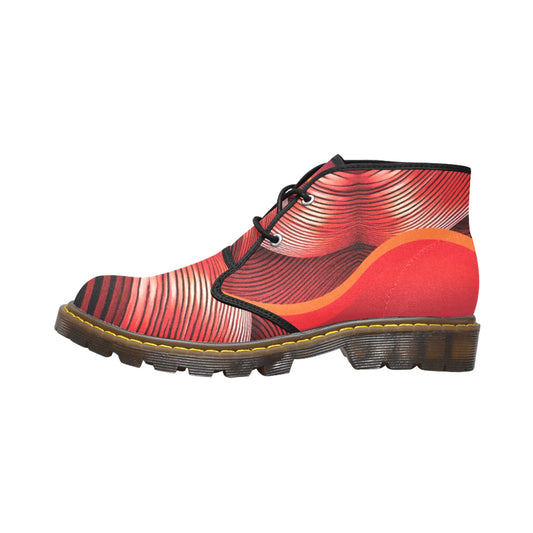 Heartbeat Men's Canvas Chukka Boots Shoe (Model 2402-1)
