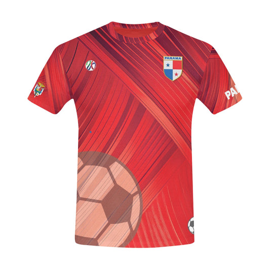 Panama Red Wave Men's All Over Print T-shirt (USA Size) (Model T40)