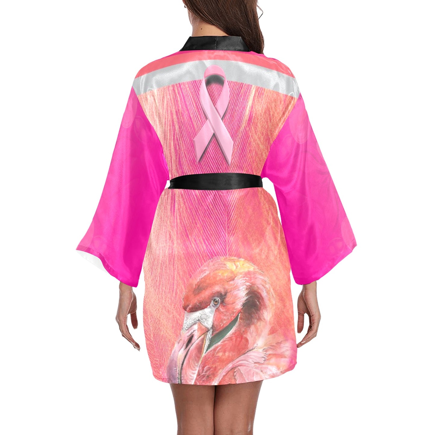 Awareness Women's Long Sleeve Kimono Robe