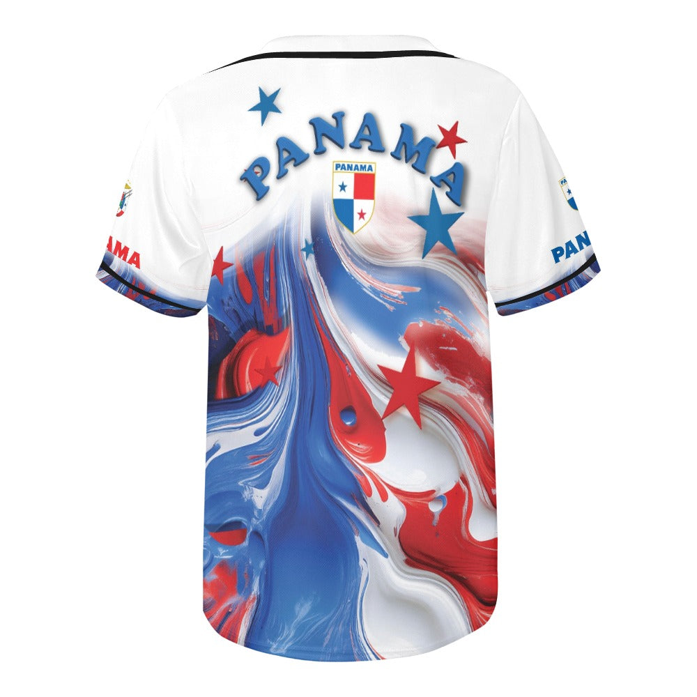Panama Paint 2 Men's All Over Print Baseball Jersey (T50)