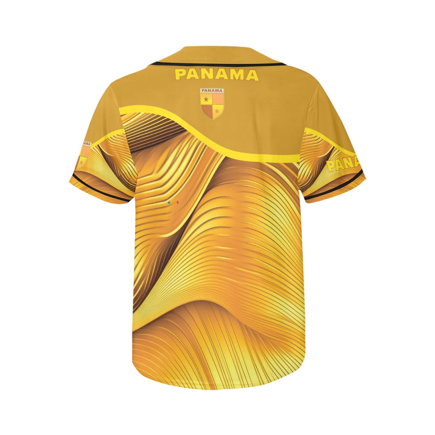 Panama Golden Women's All Over Print Baseball Jersey(ModelT50)