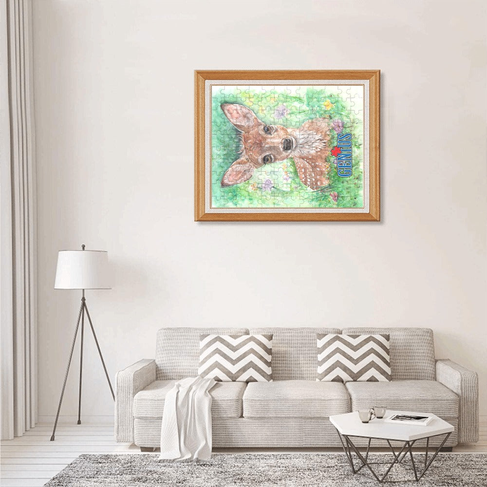 Genius Deer Mom 120-Piece Wooden Photo Puzzles