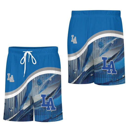 LA Blue Liquid Football suit set New