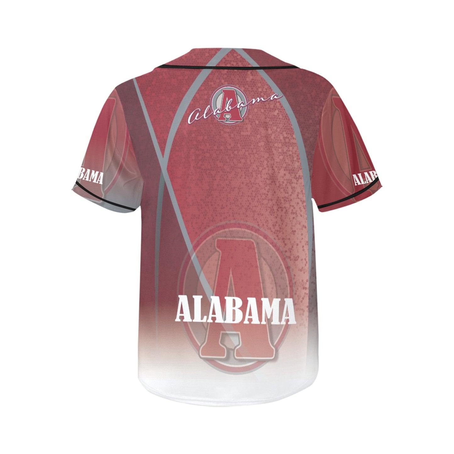 Alabama Women's All Over Print Baseball Jersey(ModelT50)