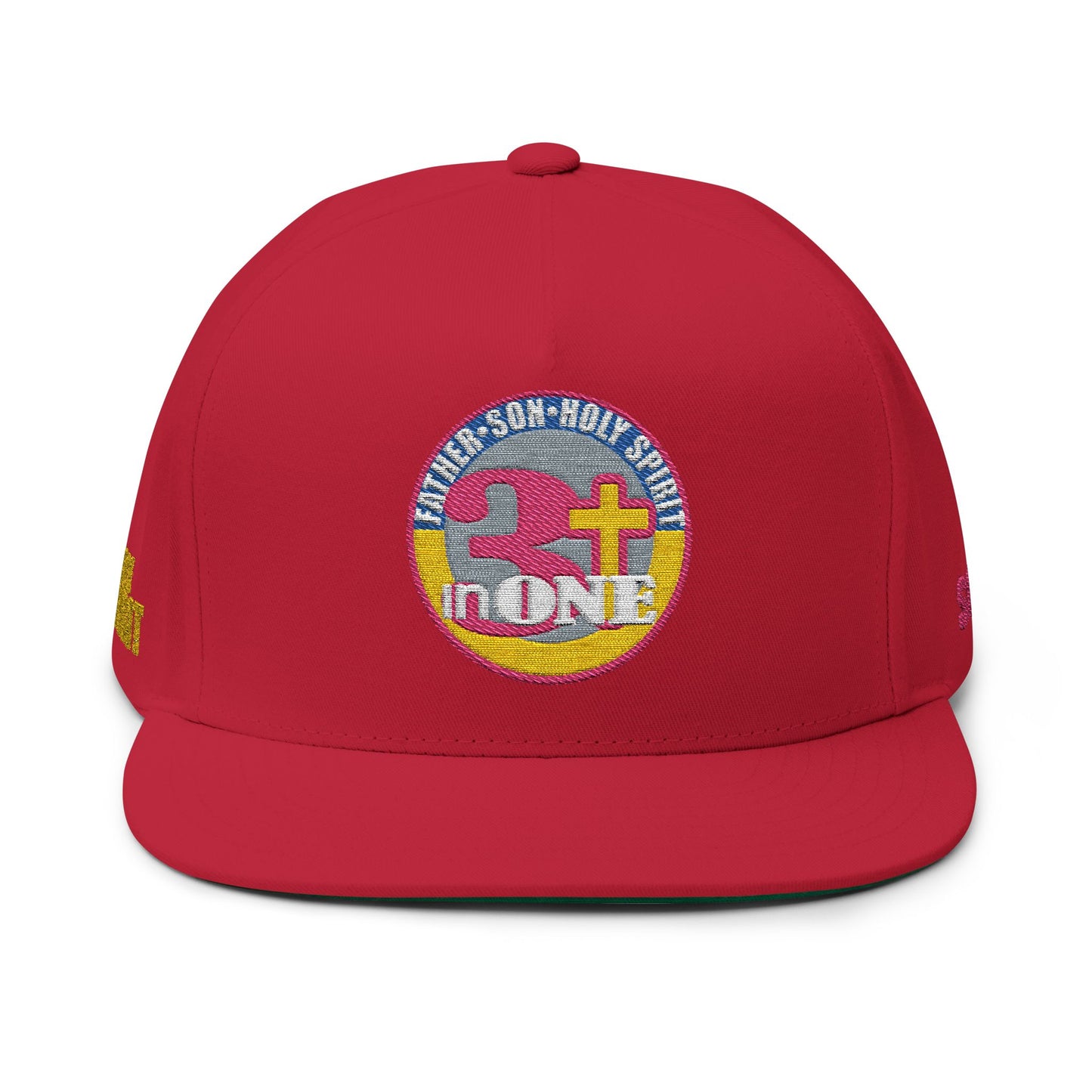 3 in 1 Flat Bill Cap (Embroidery)
