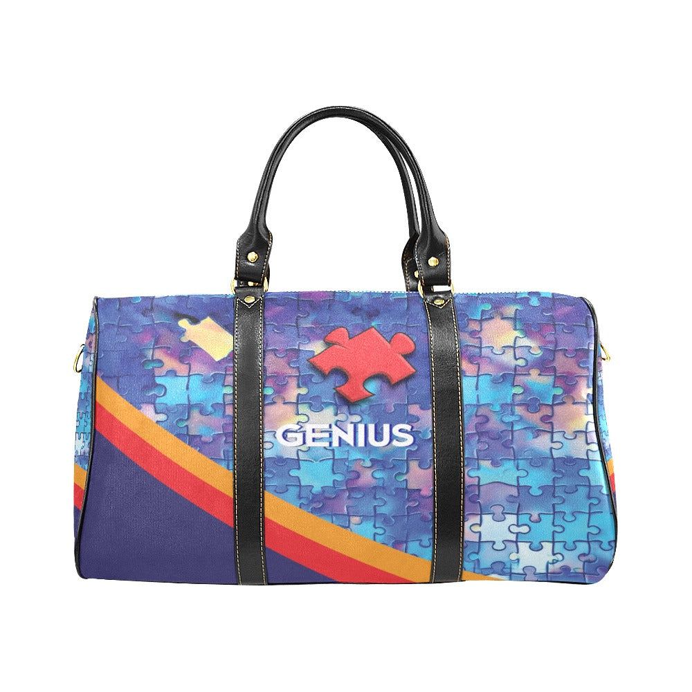 Geniuses Travel Bag Black (Small) (Model1639)