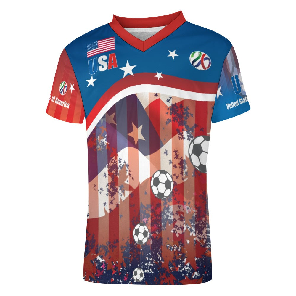 USA Football clothes V-neck