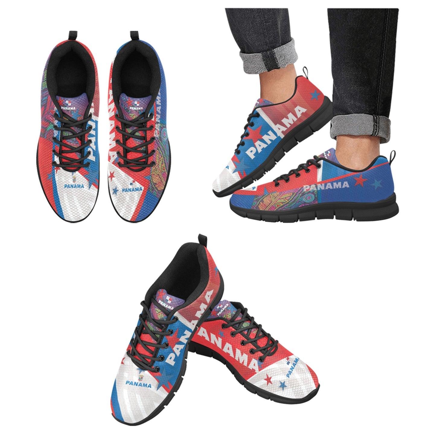 Panama Men's Breathable Sneakers (Model 055)