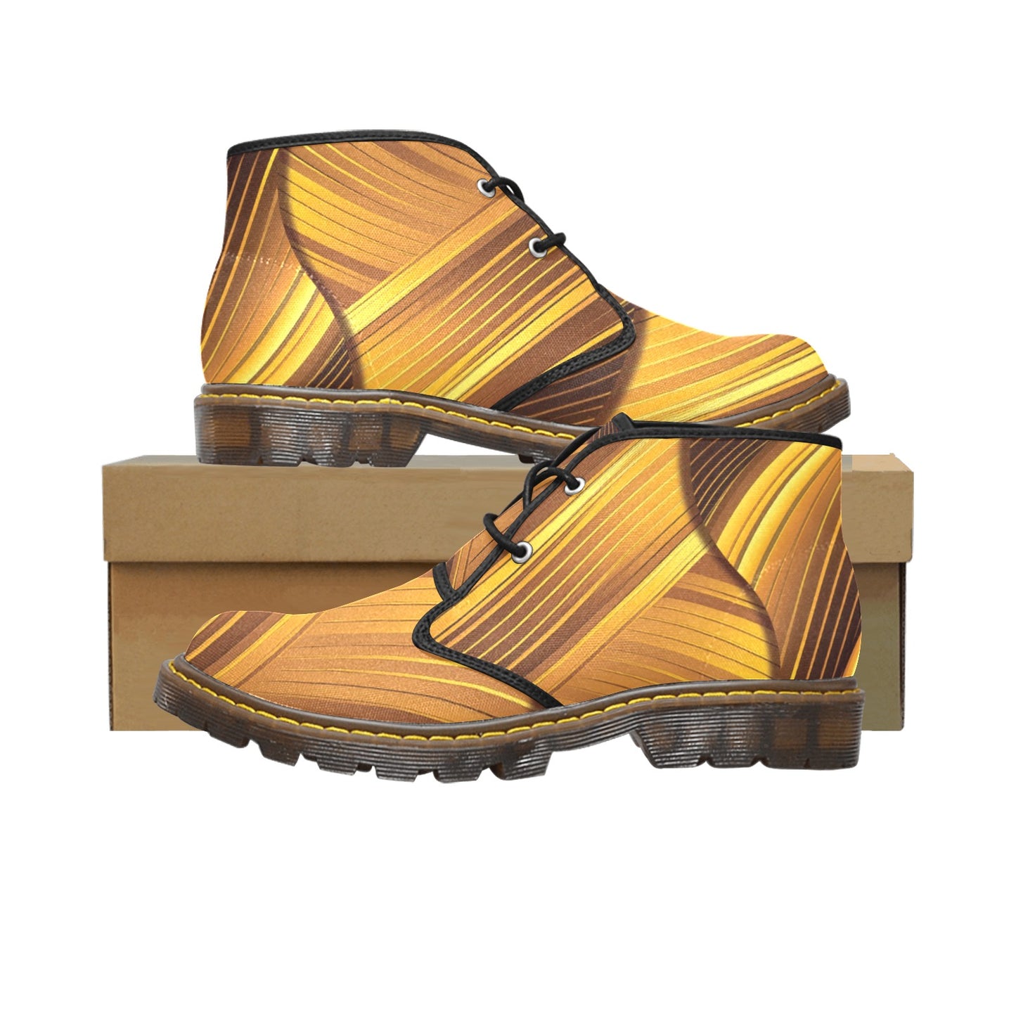 Golden Women's Canvas Chukka Boots (Model 2402-1)