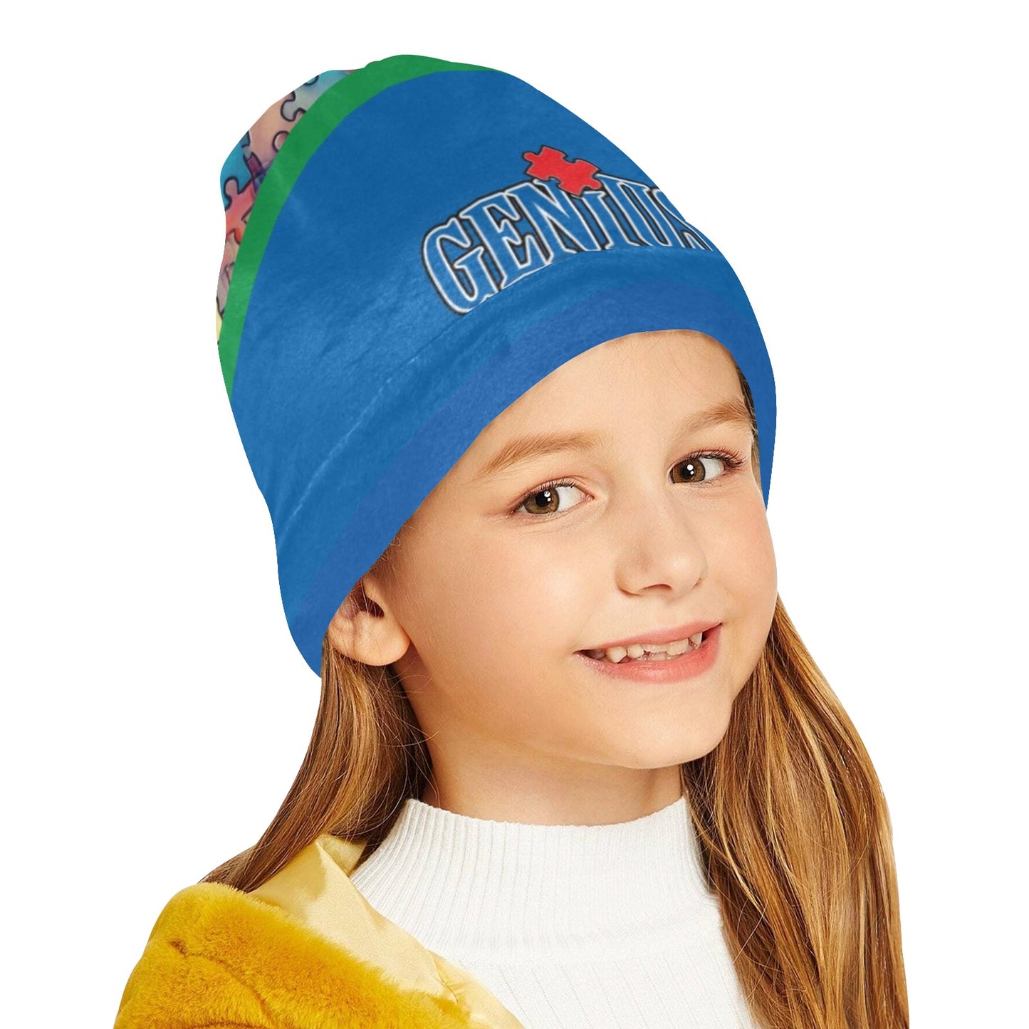 Geniuses All Over Print Beanie for Kids