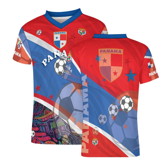 Panama Mola Football clothes V-neck