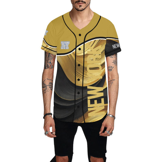 New York Jersey Men's All Over Print Baseball Jersey (T50)