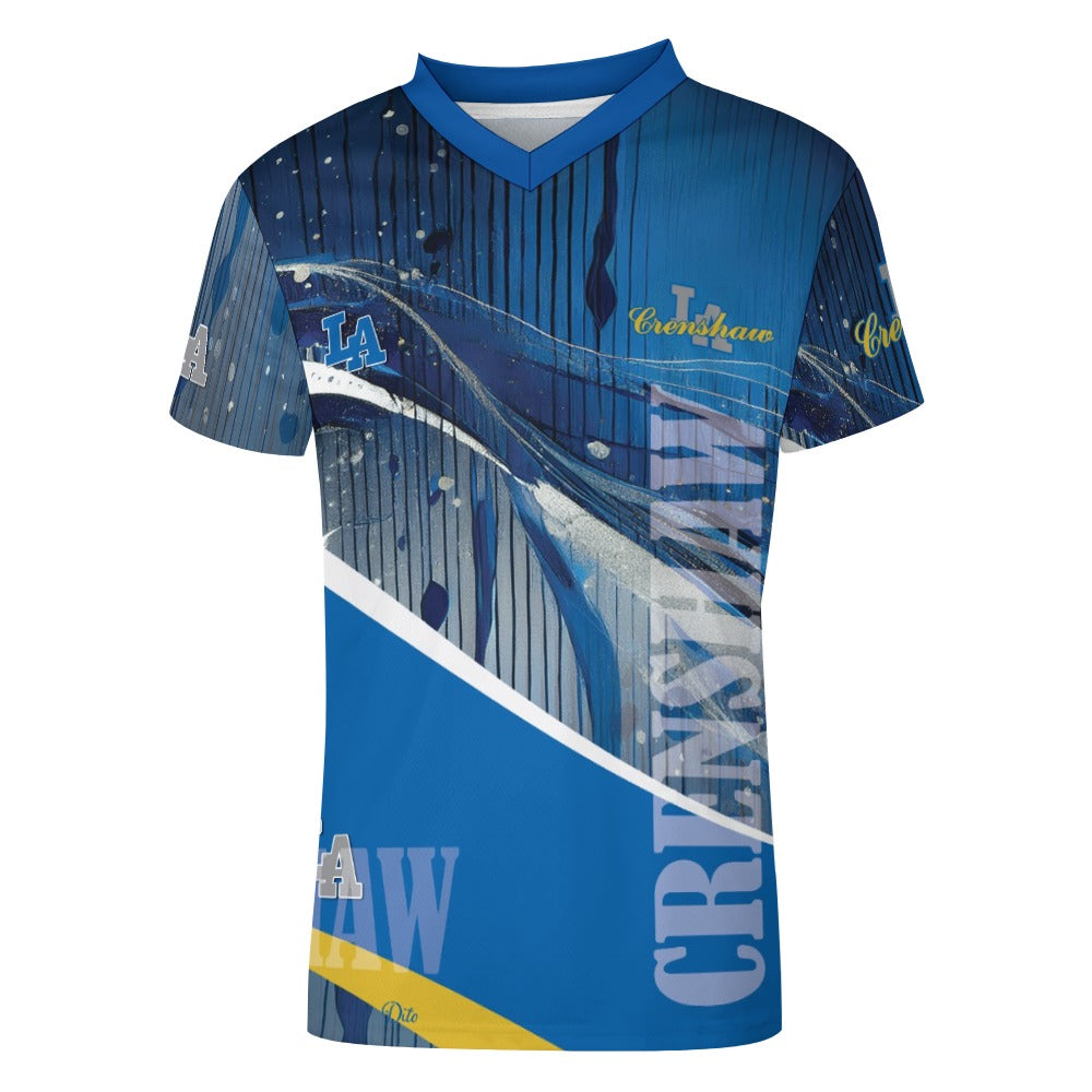 LA Crenshaw Football clothes V-neck