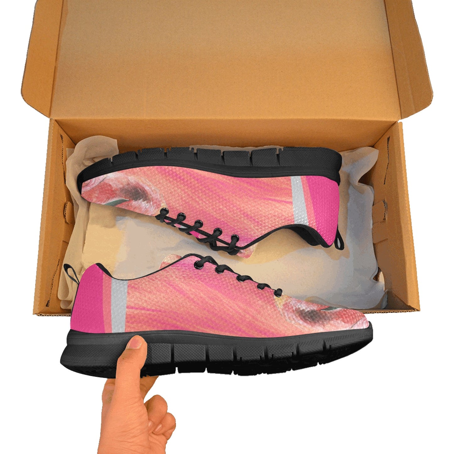 Flamingo Women's Breathable Sneakers (Model 055)