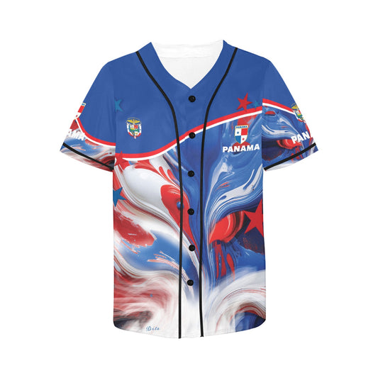 Panama Paint Women's All Over Print Baseball Jersey(ModelT50)