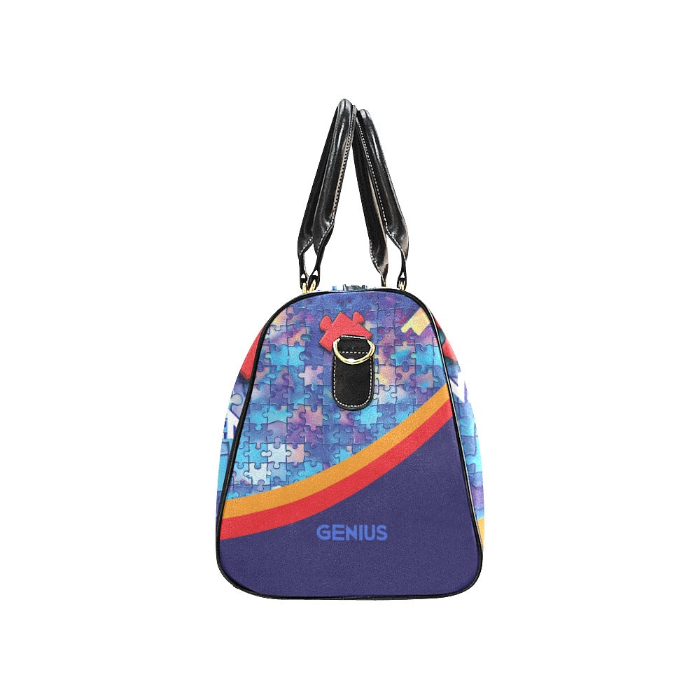 Geniuses Travel Bag Black (Small) (Model1639)