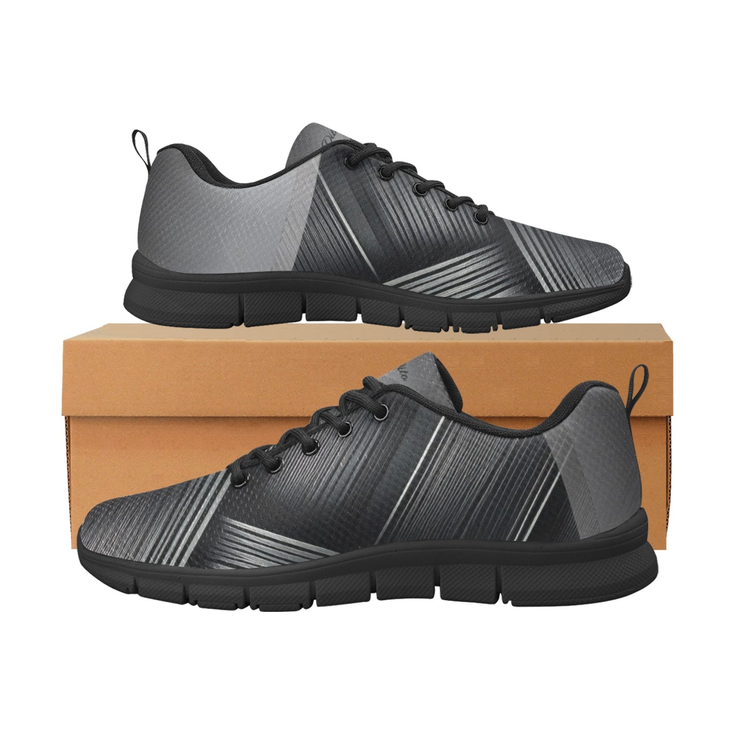 Black Diamond Men's Breathable Sneakers (Model 055)