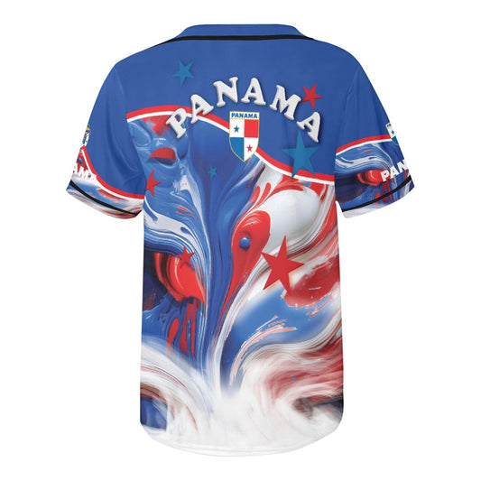Panama Paint Men's All Over Print Baseball Jersey (T50)