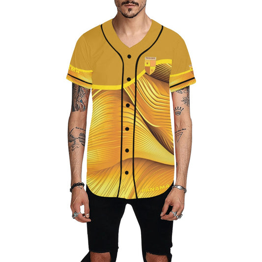 Panama Golden Men's All Over Print Baseball Jersey (T50)