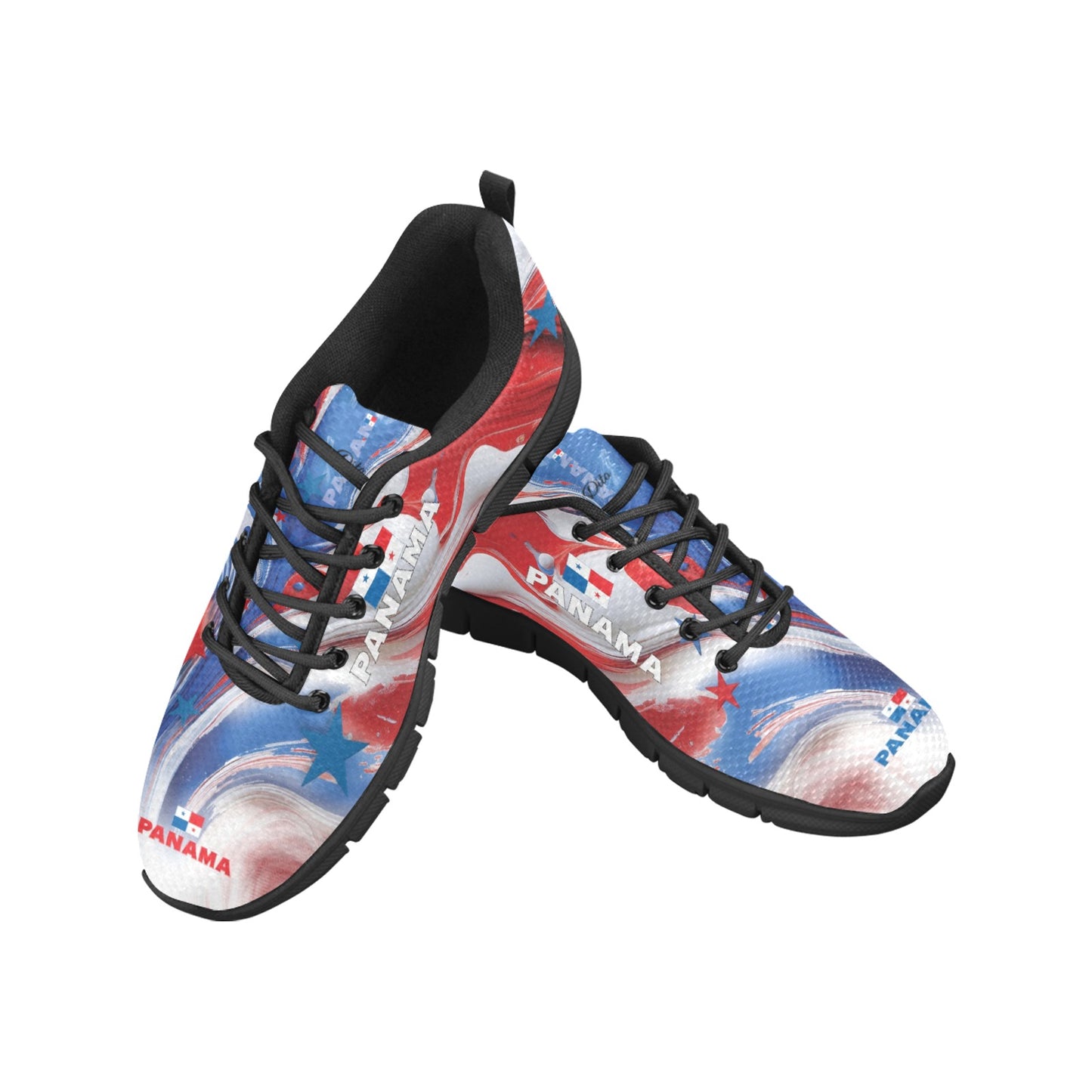 Panama Paint Men's Breathable Sneakers (Model 055)
